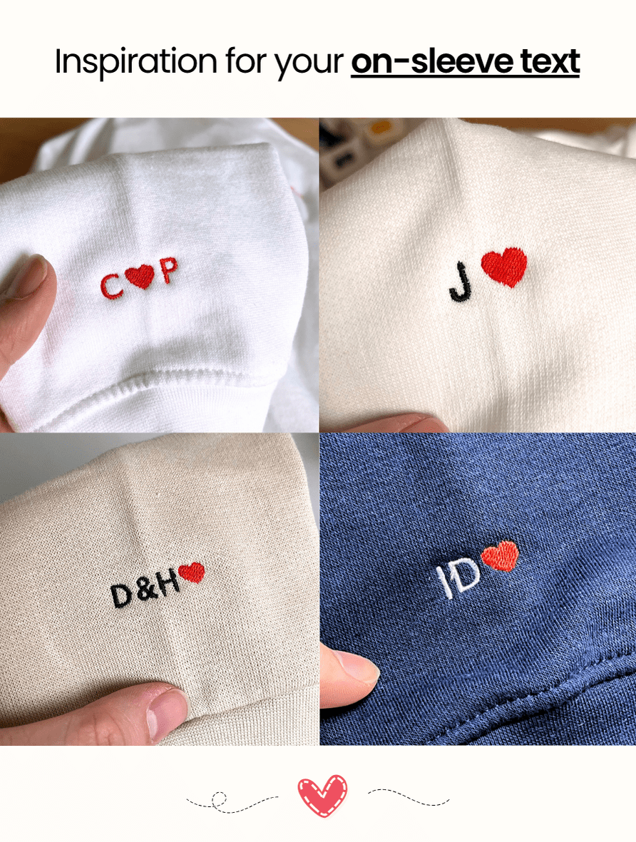 Roman Numeral Dates Embroidered Hoodies & Sweatshirts