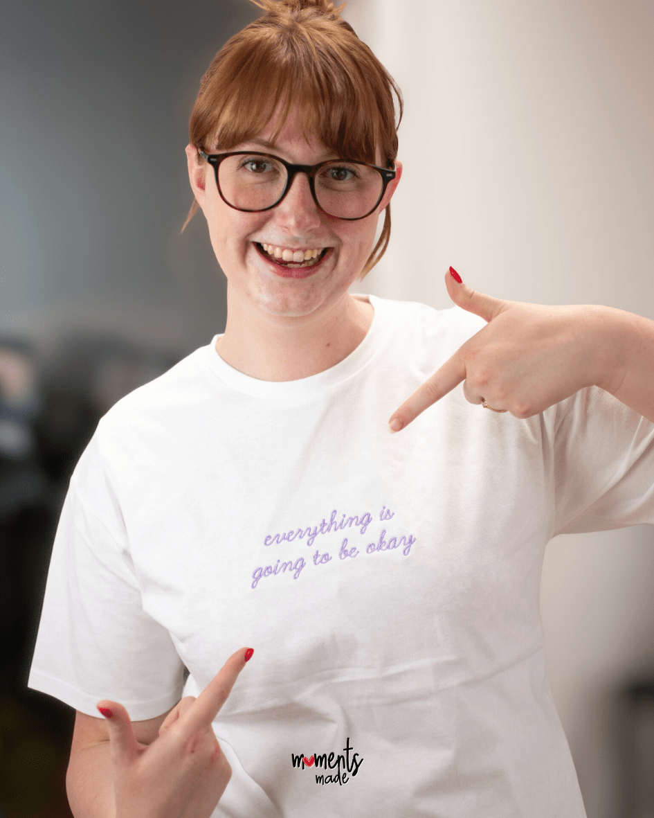 "Everything is going to be okay" | Glow In The Dark T-Shirt 💜