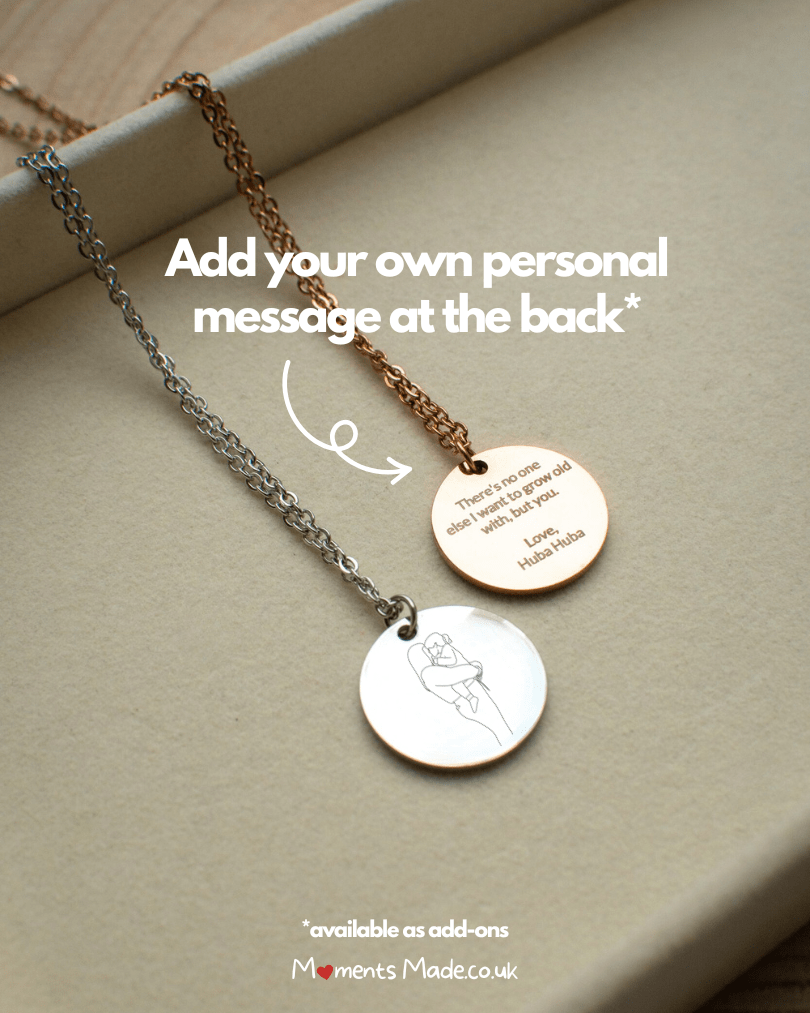 Memory Necklace | Hand-drawn Photo Outline  ✨