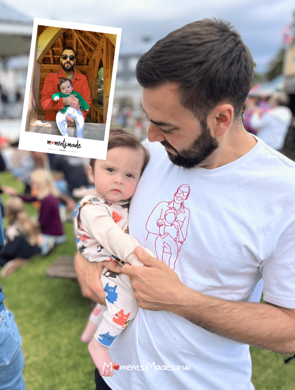 Personalised MomentsMade® Embroidered T-Shirts ✨