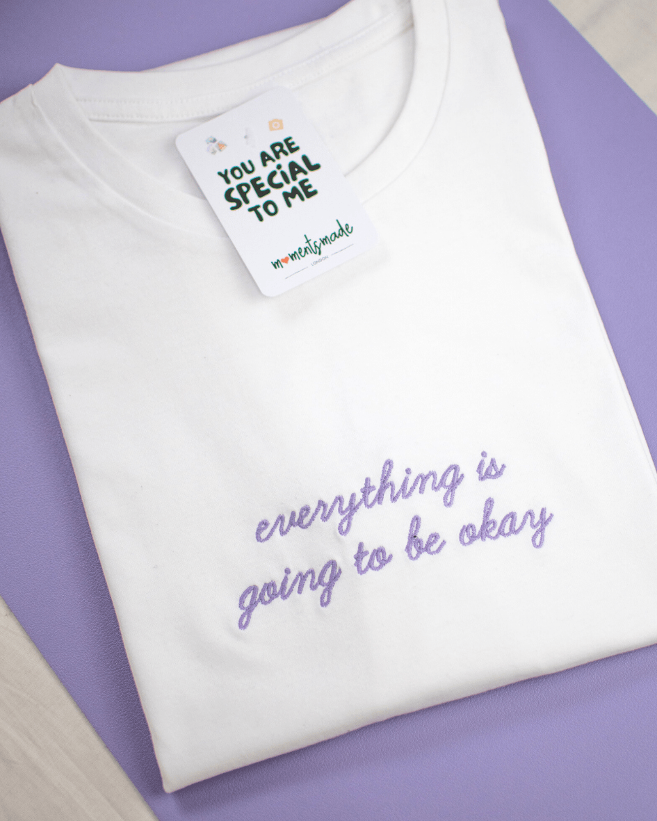 "Everything is going to be okay" | Glow In The Dark T-Shirt 💜