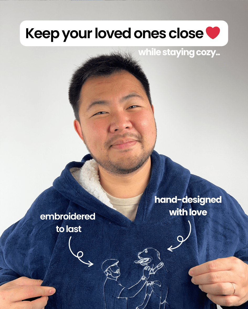 Personalised Blanket Hoodie by MomentsMade® [NEW]