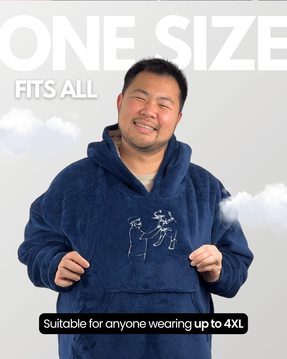 Personalised Blanket Hoodie by MomentsMade® [NEW]