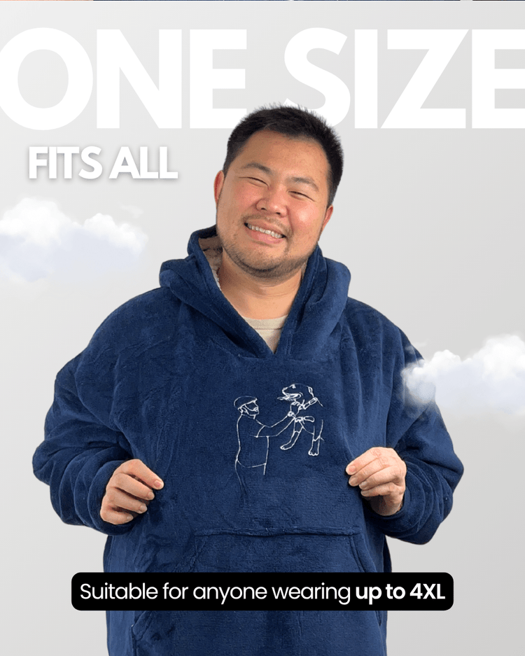 Personalised Blanket Hoodie by MomentsMade® [NEW]