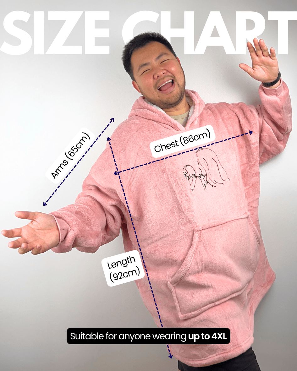 Personalised Blanket Hoodie by MomentsMade® [NEW]