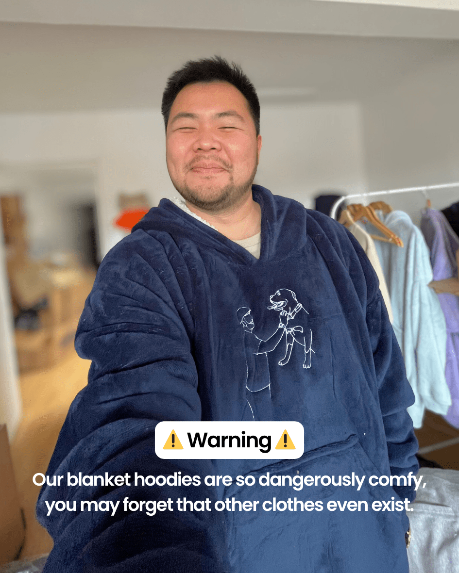 Personalised Blanket Hoodie by MomentsMade® [NEW]