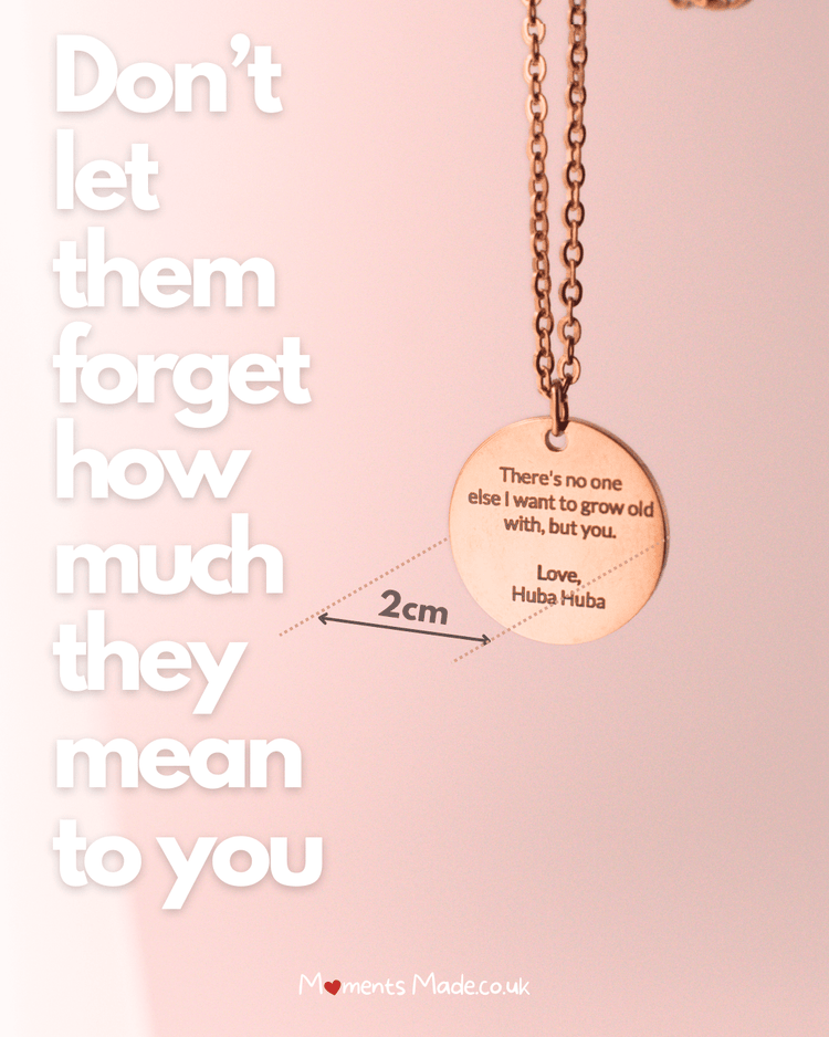 Photo Engraved 18k Gold Plated Pendants Necklace ✨