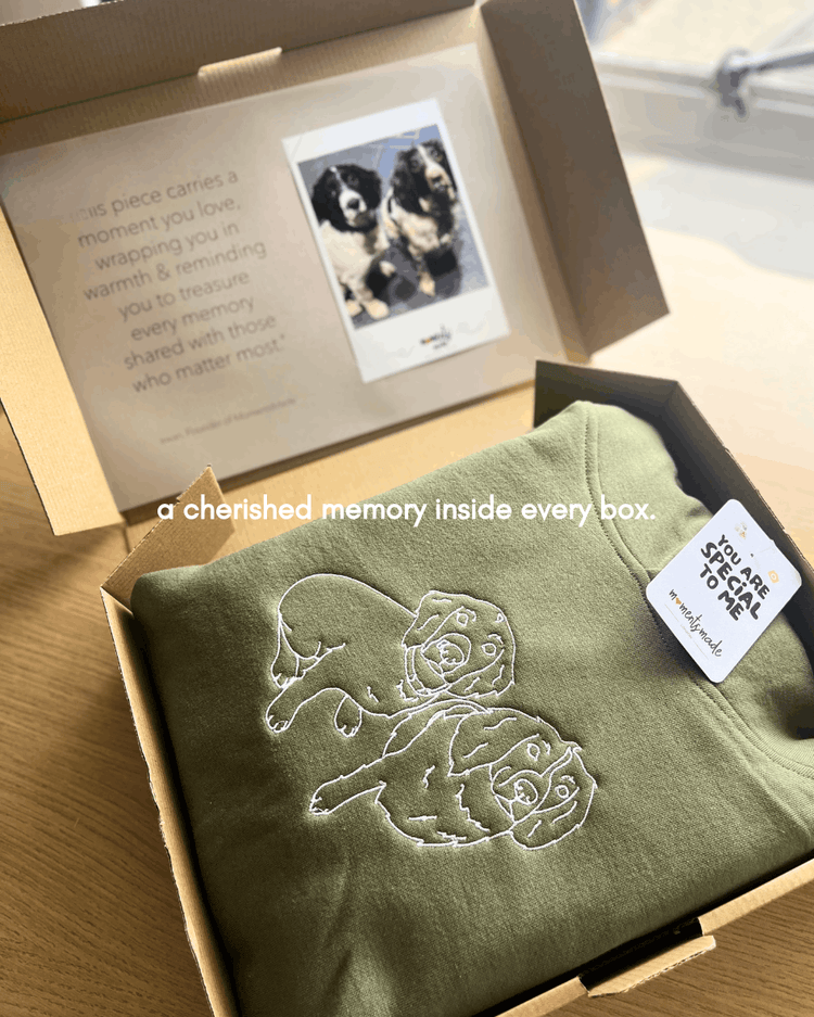 Custom Pet MomentsMade® Embroidered Hoodies, Sweatshirts & Zip-ups 🐾